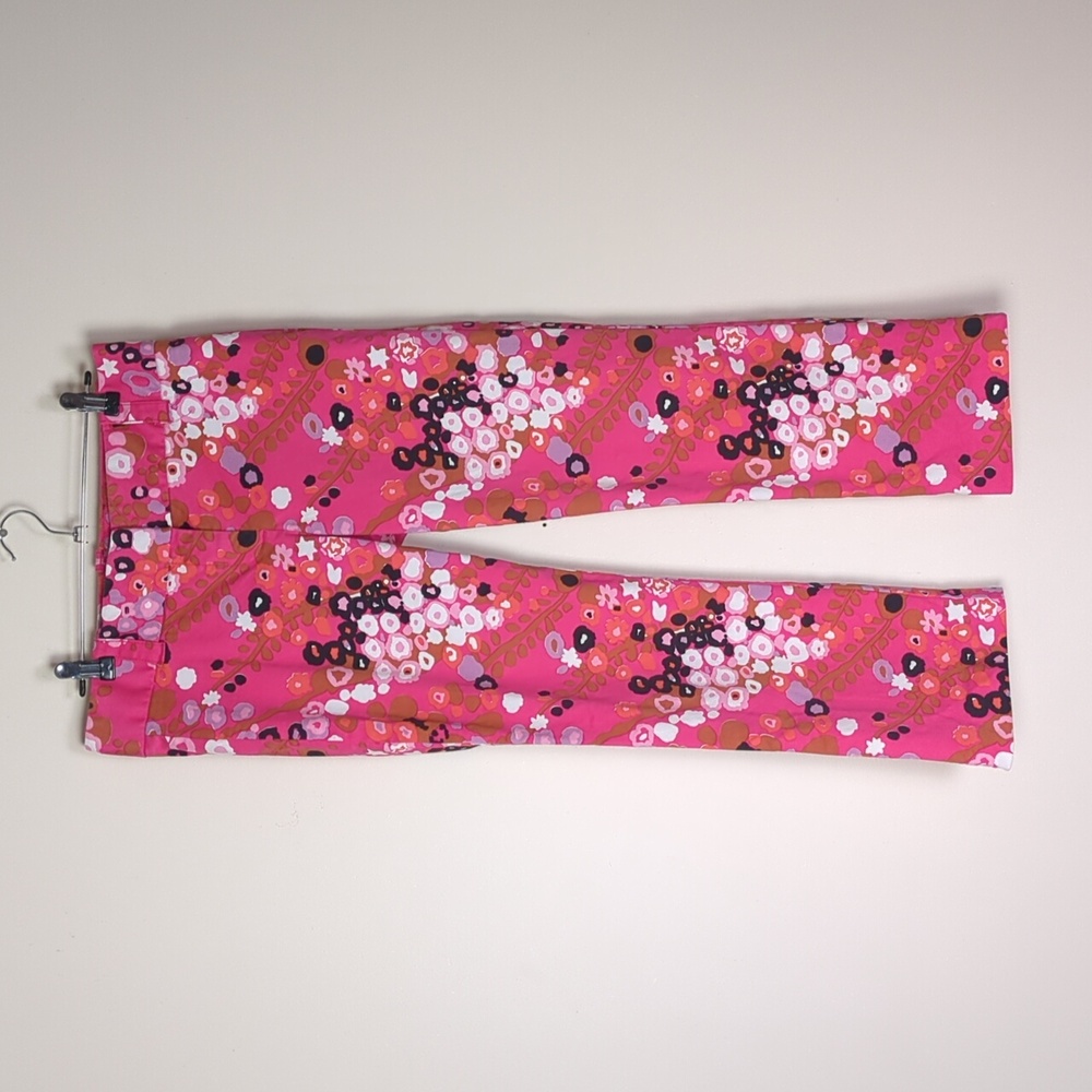 J. Crew Floral City Fit Stretch Chino Pants 2